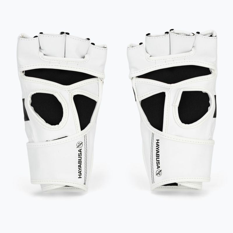 Hayabusa T3 MMA grapplingové rukavice biele/čierne 3