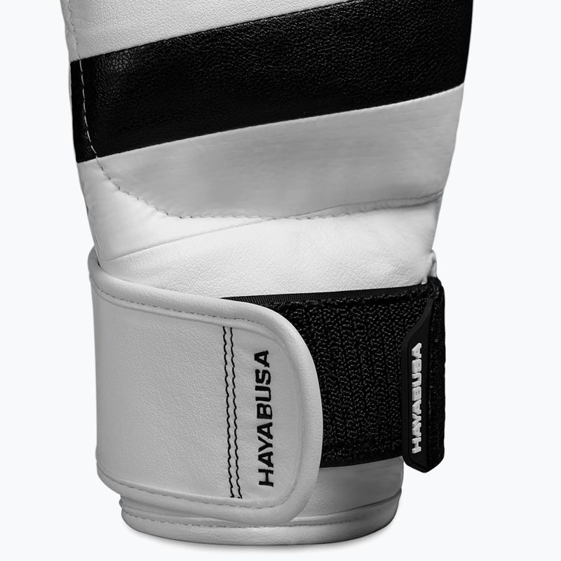 Hayabusa T3 MMA grapplingové rukavice biele/čierne 2