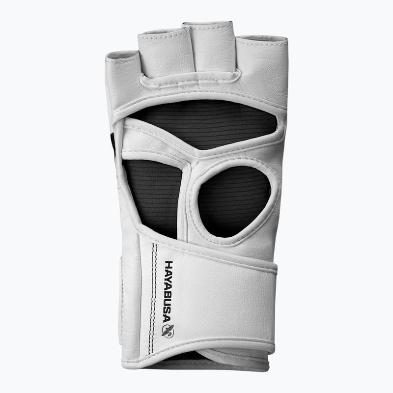 Hayabusa T3 MMA grapplingové rukavice biele/čierne 3