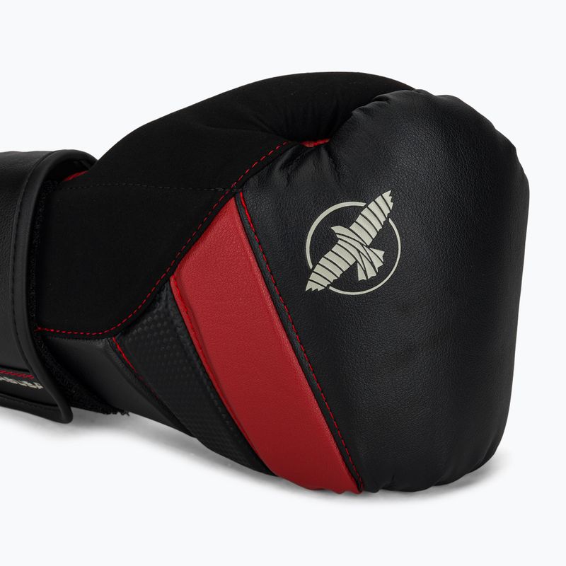 Boxerské rukavice Hayabusa T3 black/red 5