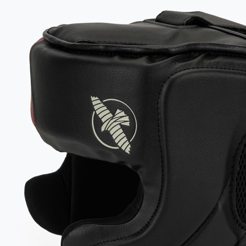 Boxerská prilba Hayabusa T3 Headgear black/red 4