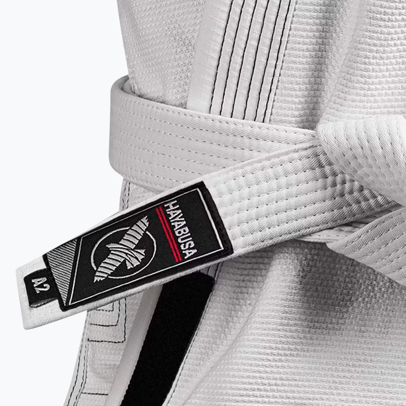 Opasok brazílskeho jiu-jitsu Hayabusa Jiu Jitsu biely 3