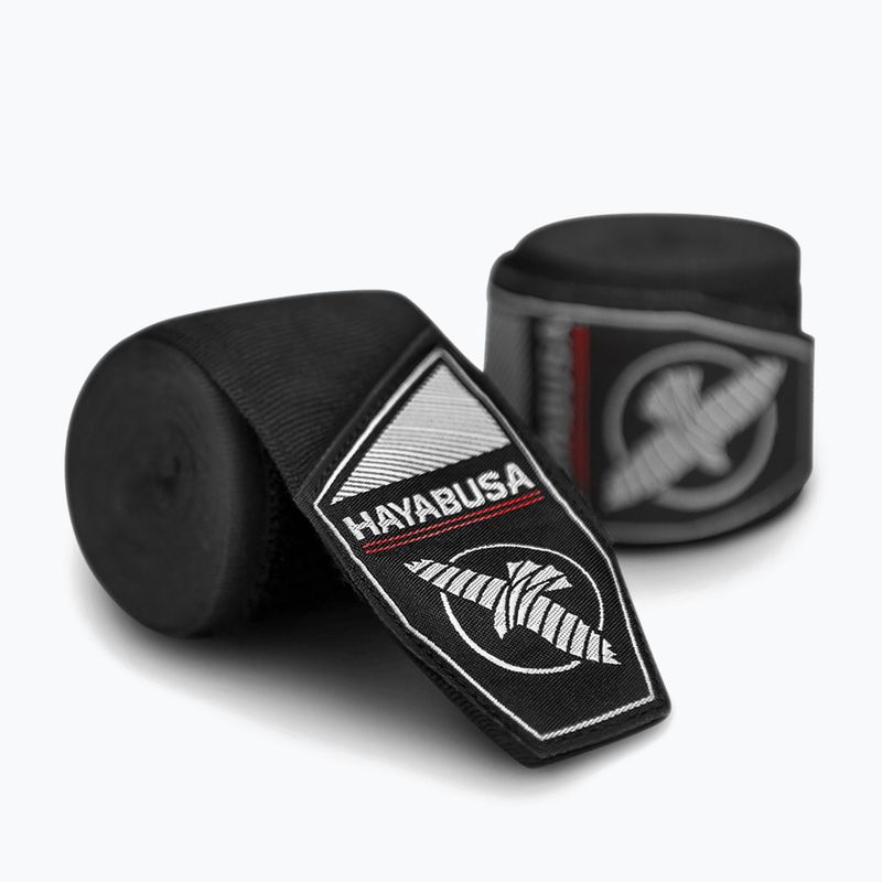 Hayabusa Perfect Stretch Boxing Bandáž na ruky 450 cm čierna