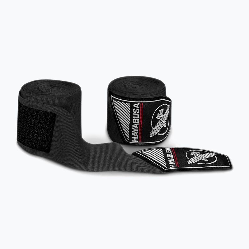 Hayabusa Perfect Stretch Boxing Bandáž na ruky 450 cm čierna 2