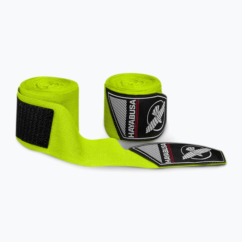 Hayabusa Perfect Stretch boxerské opasky na ruky 450 cm zelené 2