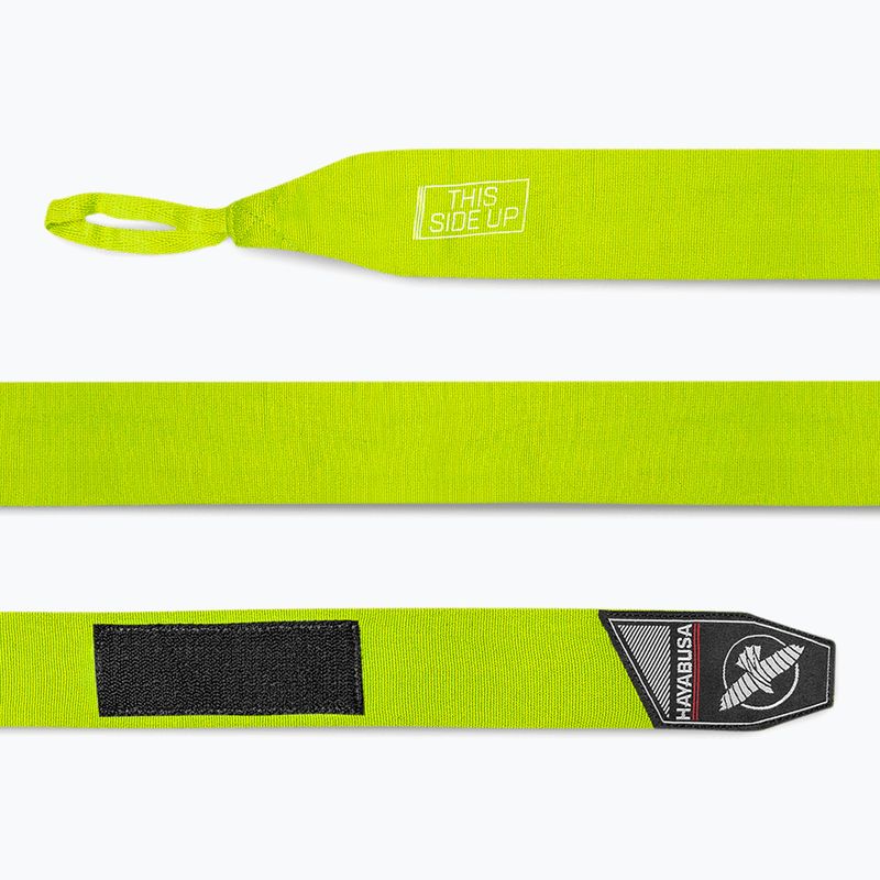 Hayabusa Perfect Stretch boxerské opasky na ruky 450 cm zelené 3
