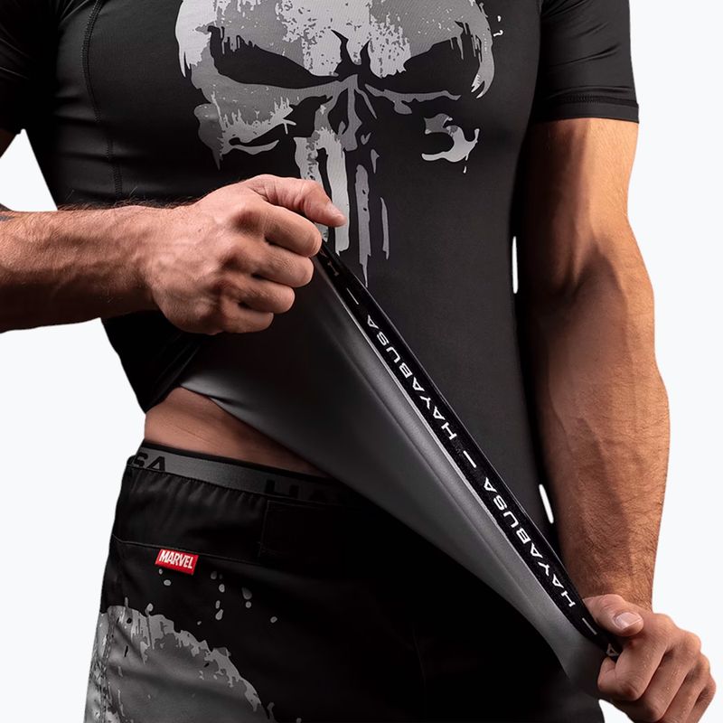 Hayabusa pánsky Marvel The Punisher Rashguard Shortsleeve black 3