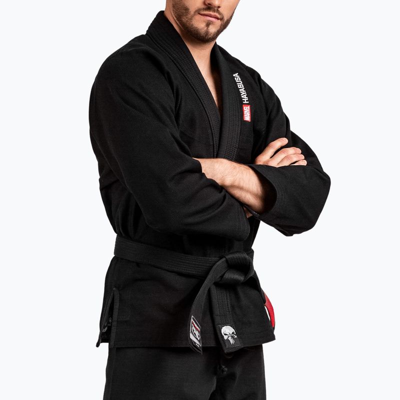 GI pre brazílske jiu-jitsu Hayabusa Marvel The Punisher black 4