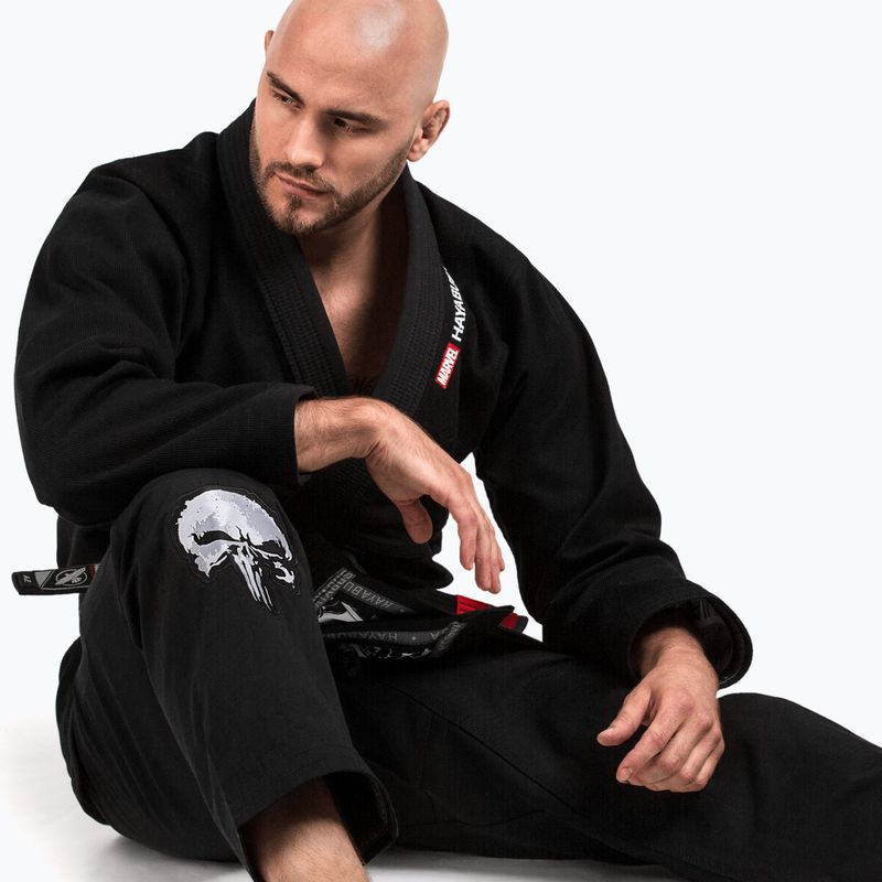 GI pre brazílske jiu-jitsu Hayabusa Marvel The Punisher black 8