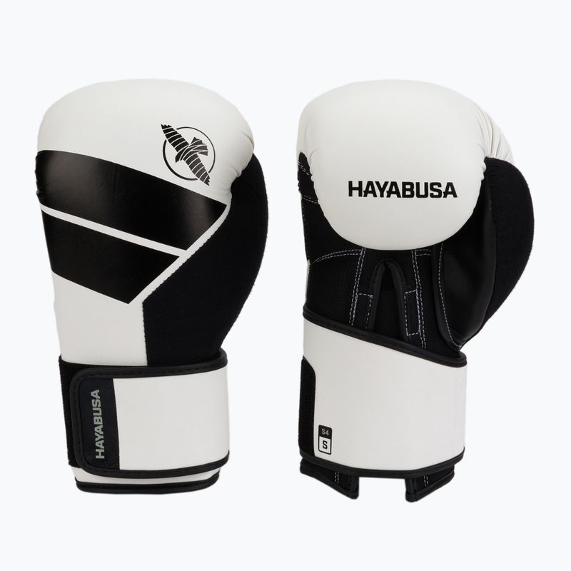Hayabusa S4 čiernobiele boxerské rukavice S4BG
