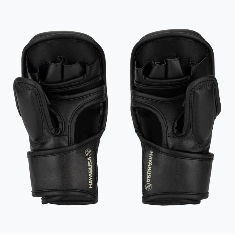 Hayabusa T3 Hybrid čierne grapplingové rukavice 3