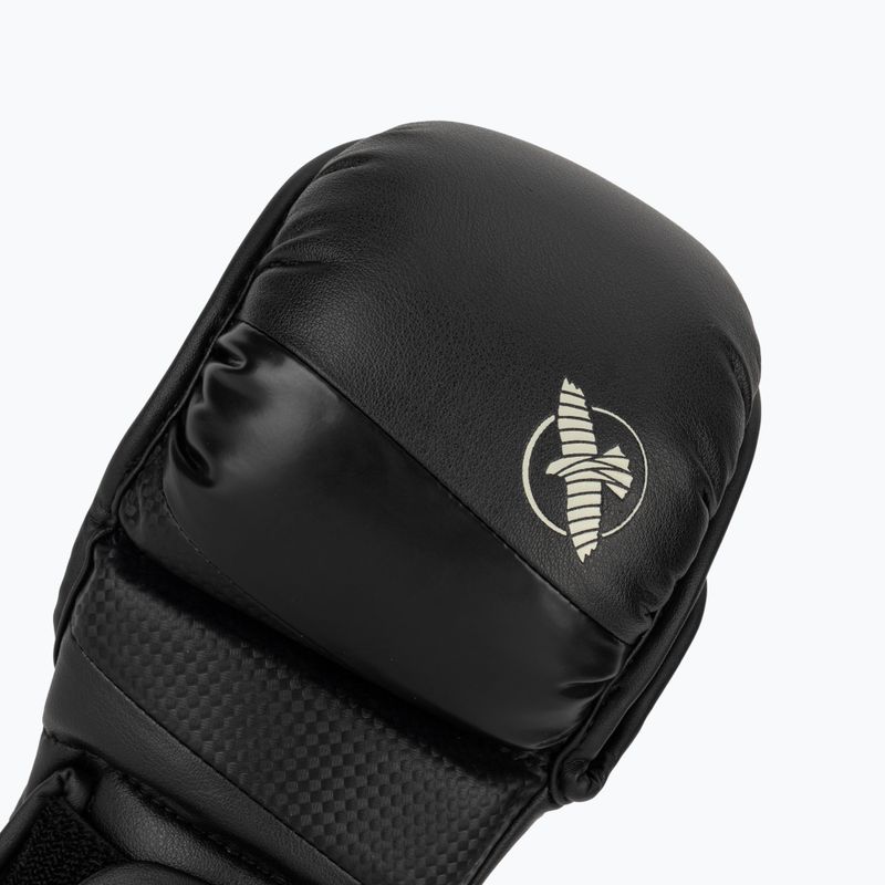 Hayabusa T3 Hybrid čierne grapplingové rukavice 5