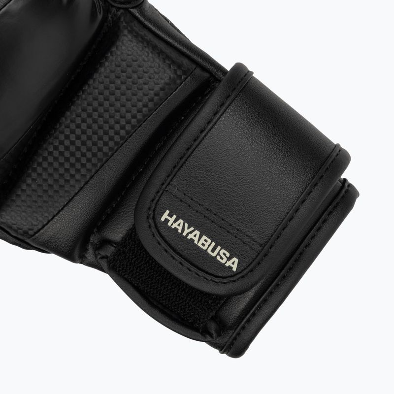 Hayabusa T3 Hybrid čierne grapplingové rukavice 6