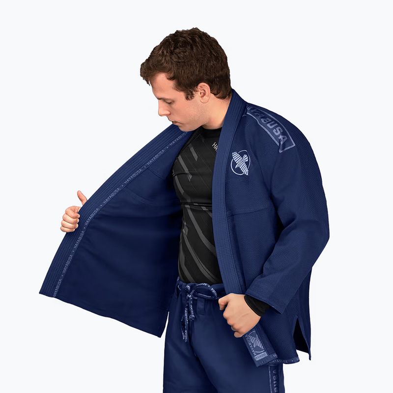 GI do brazílskeho jiu-jitsu Hayabusa Lightweight navy 3