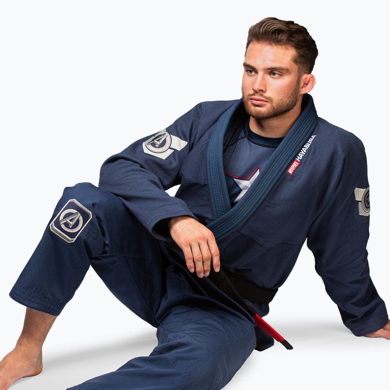 GI pre brazílske jiu-jitsu Hayabusa Marvel's Captain America blue 3