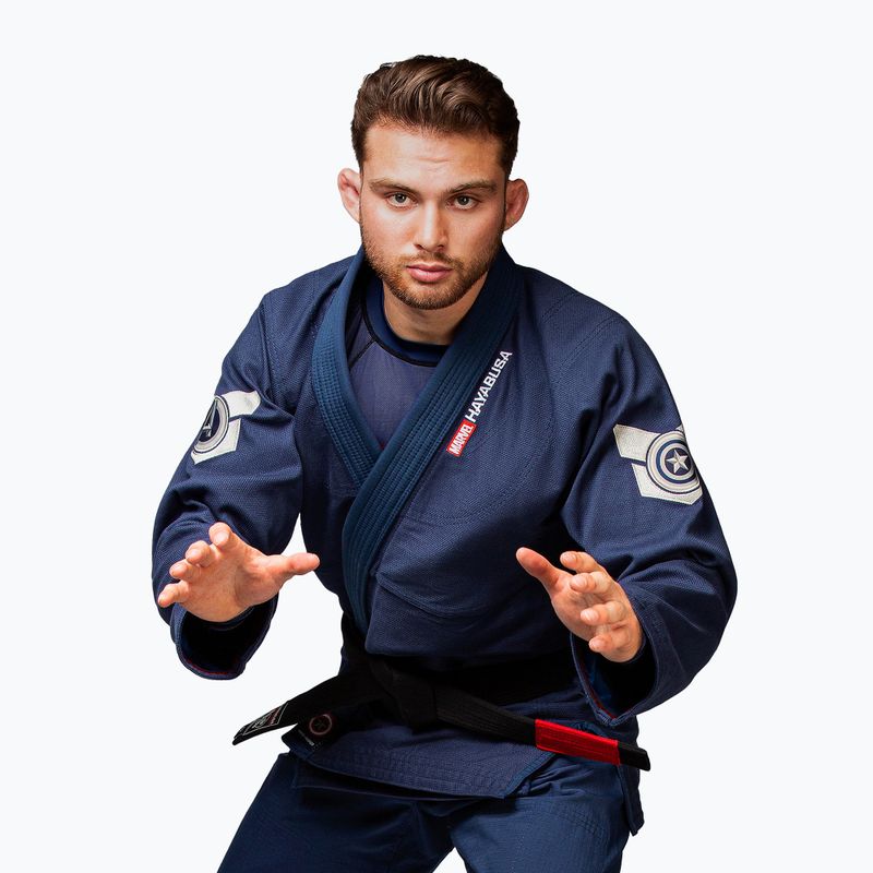 GI pre brazílske jiu-jitsu Hayabusa Marvel's Captain America blue 6