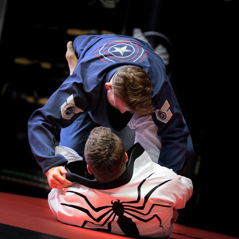 GI pre brazílske jiu-jitsu Hayabusa Marvel's Captain America blue 9