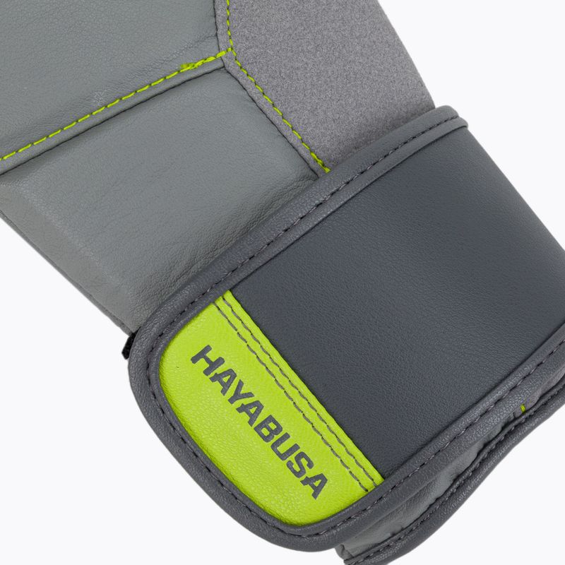 Hayabusa T3 šedo-žlté boxerské rukavice T314G 6