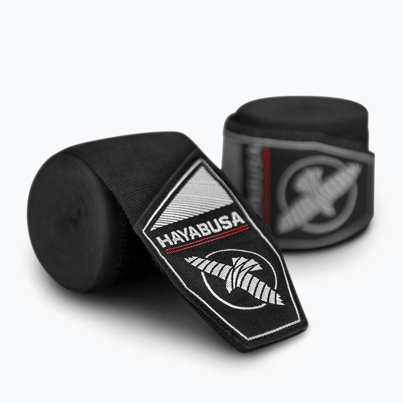Hayabusa Perfect Stretch Youth Boxing Hand Wraps 305 cm black