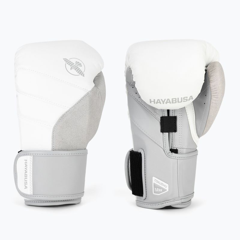 Boxerské rukavice Hayabusa T3 white/grey
