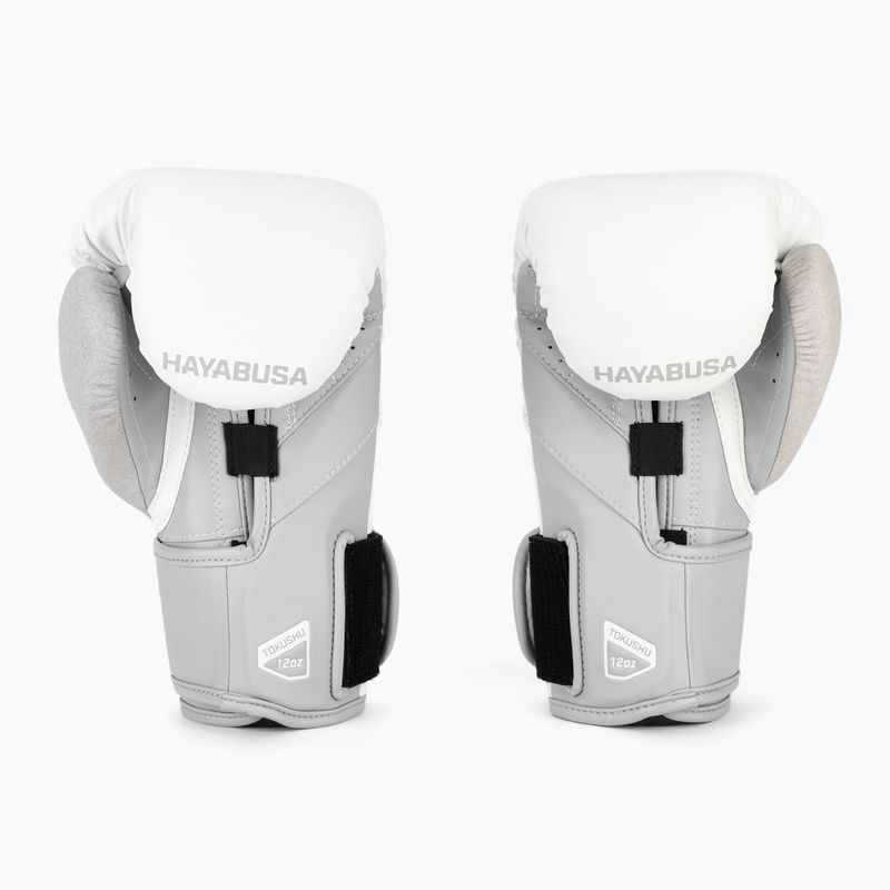 Boxerské rukavice Hayabusa T3 white/grey 3