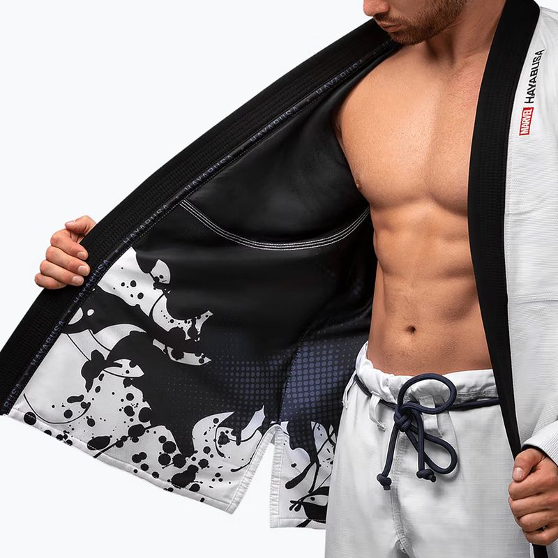 GI do brazílskeho jiu-jitsu Hayabusa Marvel Venom white 4