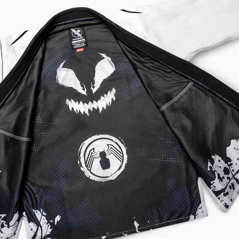 GI do brazílskeho jiu-jitsu Hayabusa Marvel Venom white 5