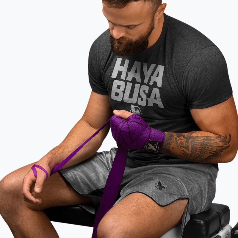 Boxerské bandáže Hayabusa Perfect Stretch 450 cm purple lotus 4