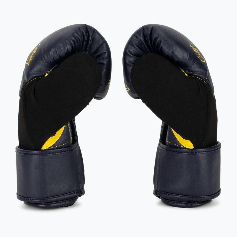 Hayabusa T3 námornícke/žlté boxerské rukavice 4