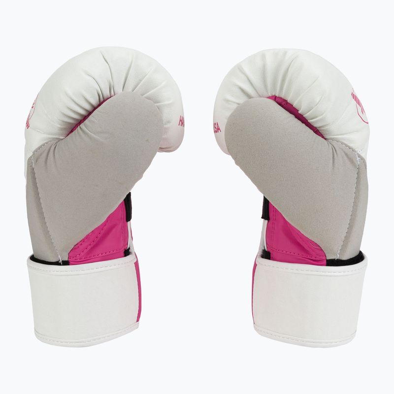 Hayabusa T3 boxerské rukavice bielo-ružové T314G 4