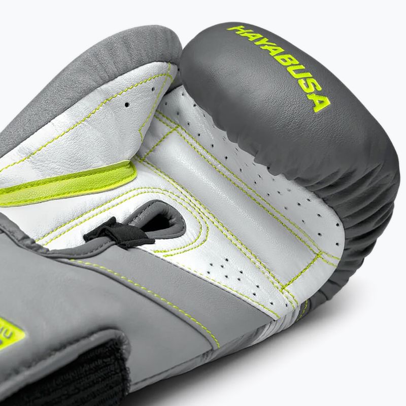 Hayabusa T3 šedo-žlté boxerské rukavice T314G 10