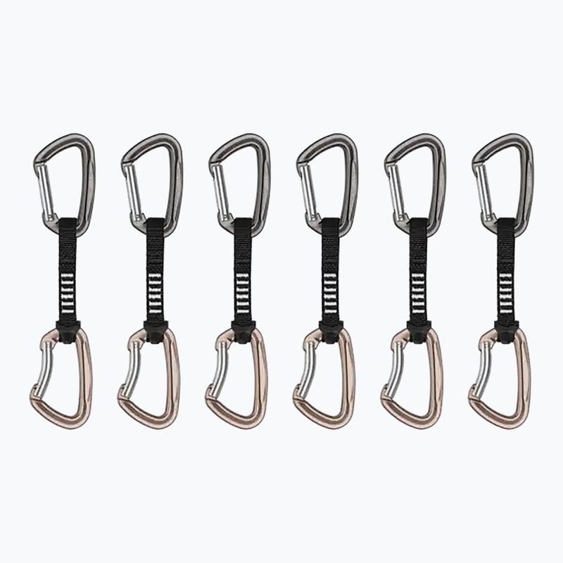 Súprava lezeckých expresov Grivel ALL-Round Alpha 6 pack 11 cm čierna/žltá