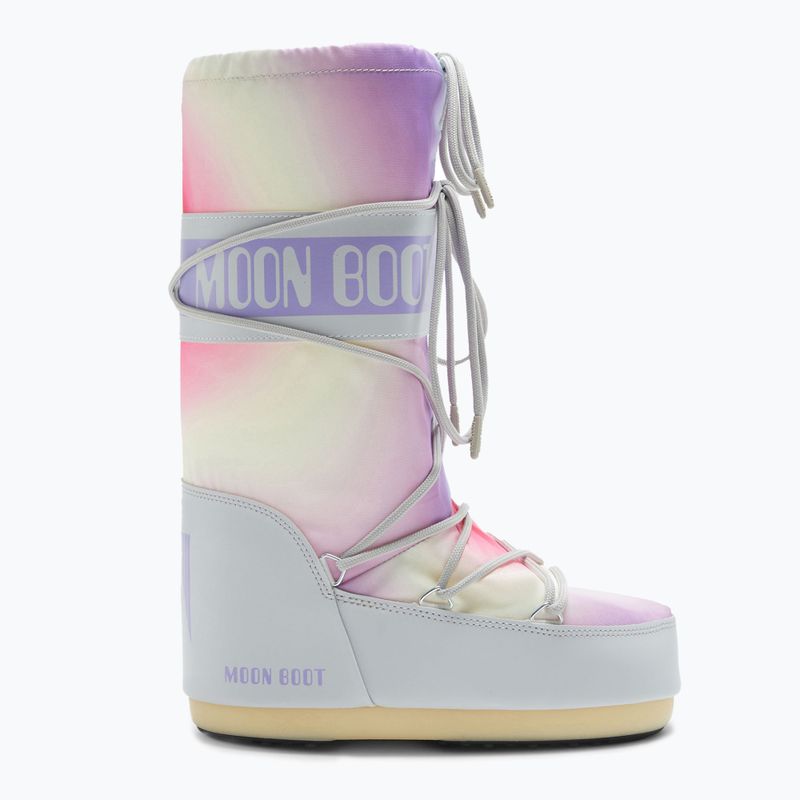 Dámske snehové topánky Moon Boot Icon Tie Dye glacier grey 12