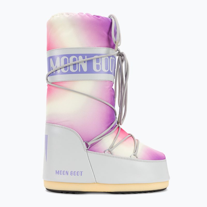 Dámske snehové topánky Moon Boot Icon Tie Dye glacier grey 2