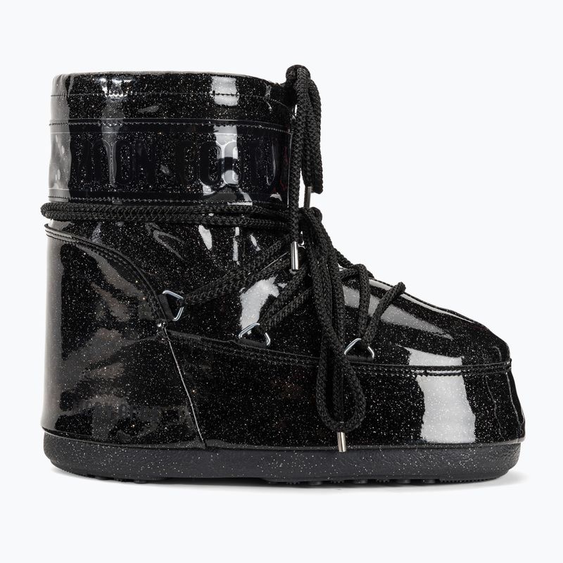 Dámske snehové topánky Moon Boot Icon Low Glitter black 2