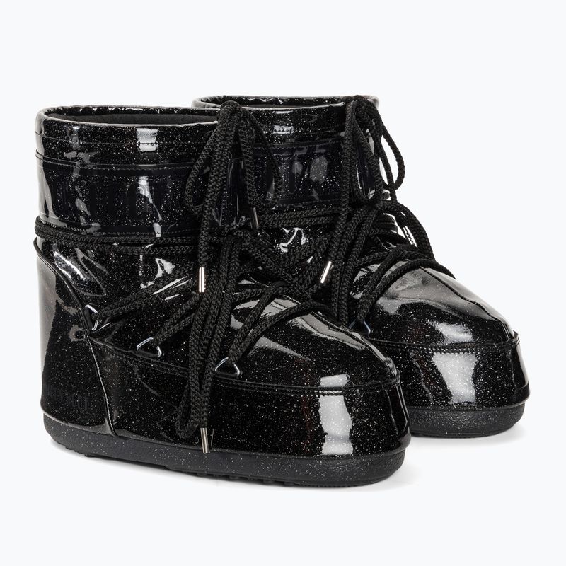 Dámske snehové topánky Moon Boot Icon Low Glitter black 4