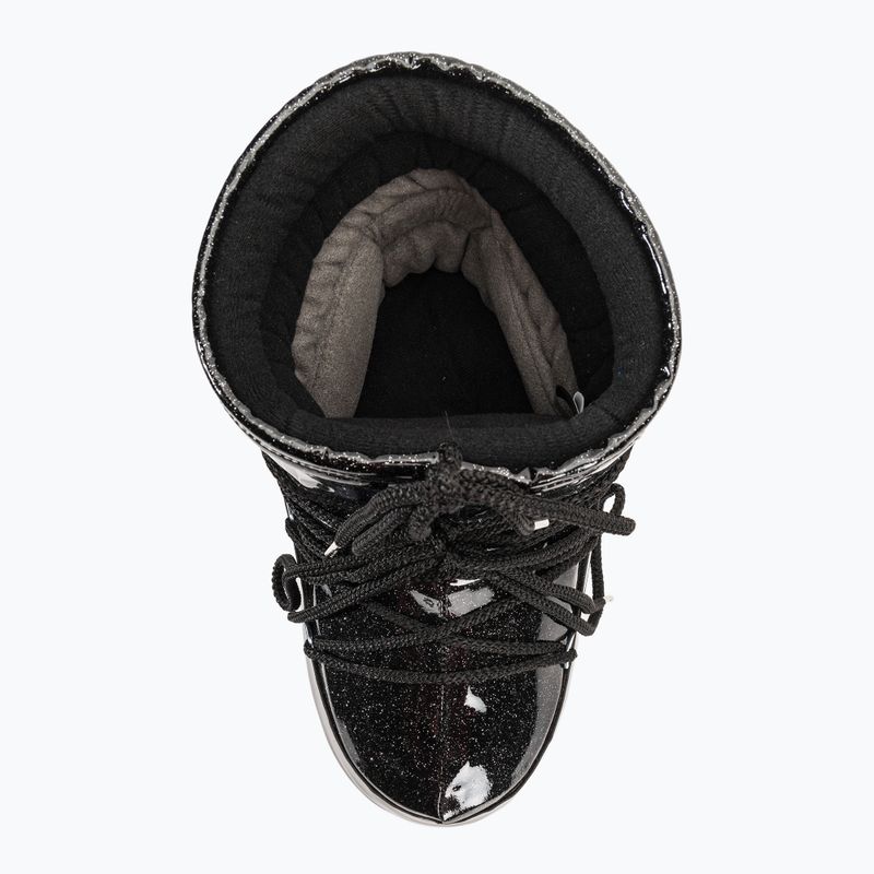 Dámske snehové topánky Moon Boot Icon Low Glitter black 6