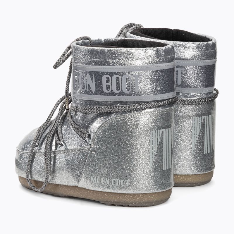 Dámske snehové topánky Moon Boot Icon Low Glitter silver 3