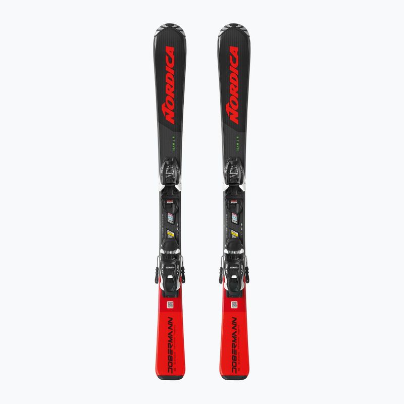 Detské zjazdové lyže Nordica Team J R (70-90) + viazanie J4.5 FDT black/red