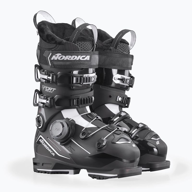 Dámske lyžiarske topánky Nordica Sportmachine 3 95 W BOA GW black/purple irid./white 7
