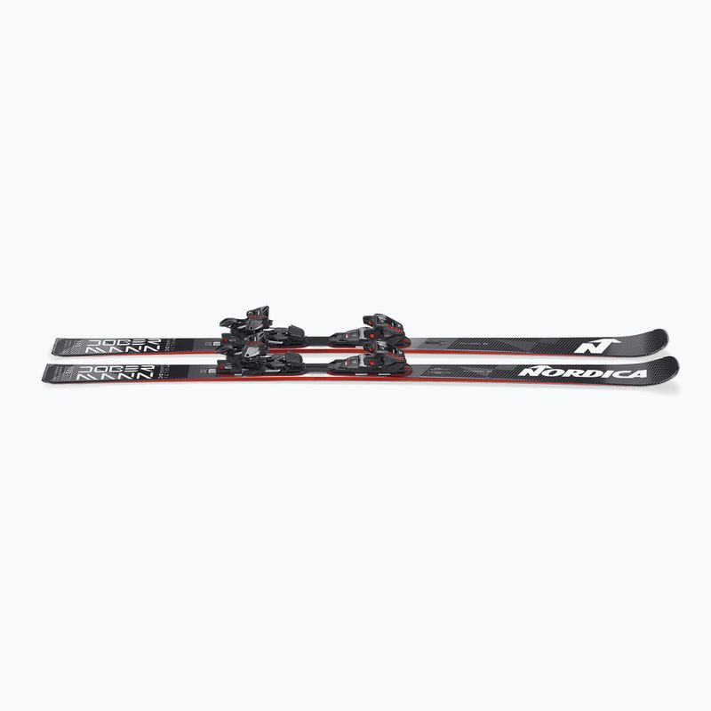 Detské zjazdové lyže Nordica Doberman Combi Pro S + viazania J7.0 FDT anthracite/red 5