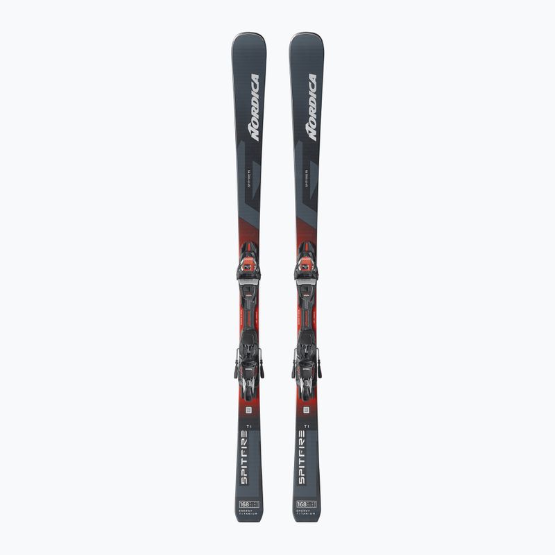 Zjazdové lyže Nordica Spitfire 75 + viazania TP2COMP10 FDT grey-blue/white