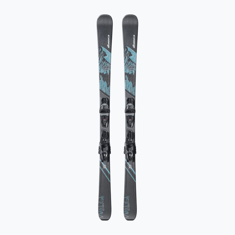 Dámske zjazdové lyže Nordica Wild Belle 74 + viazania TP2 COMP10 FDT black/blue