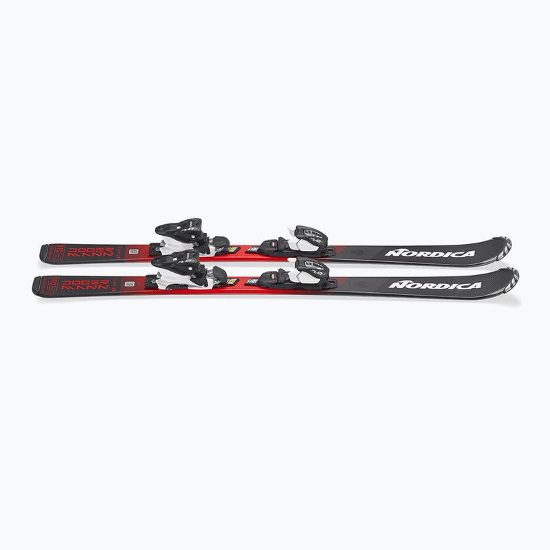 Detské zjazdové lyže + viazanie Nordica Team JR (110-150) + J7.0 FDT black/red 5