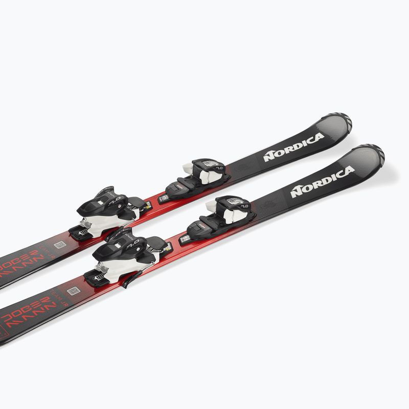 Detské zjazdové lyže + viazanie Nordica Team JR (110-150) + J7.0 FDT black/red 6