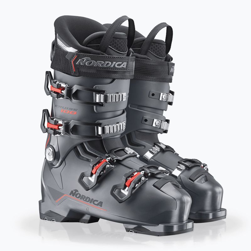 Pánske lyžiarske topánky Nordica The Cruise 100 anthracite/black/red 7