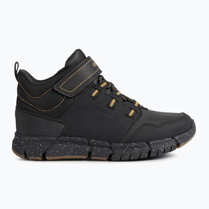 Juniorská obuv Geox Flexyper ABX black/dark yellow 2