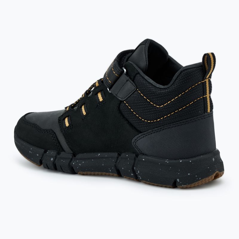 Juniorská obuv Geox Flexyper ABX black/dark yellow 3