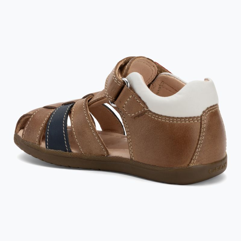 Detské sandále Geox Macchia caramel 3