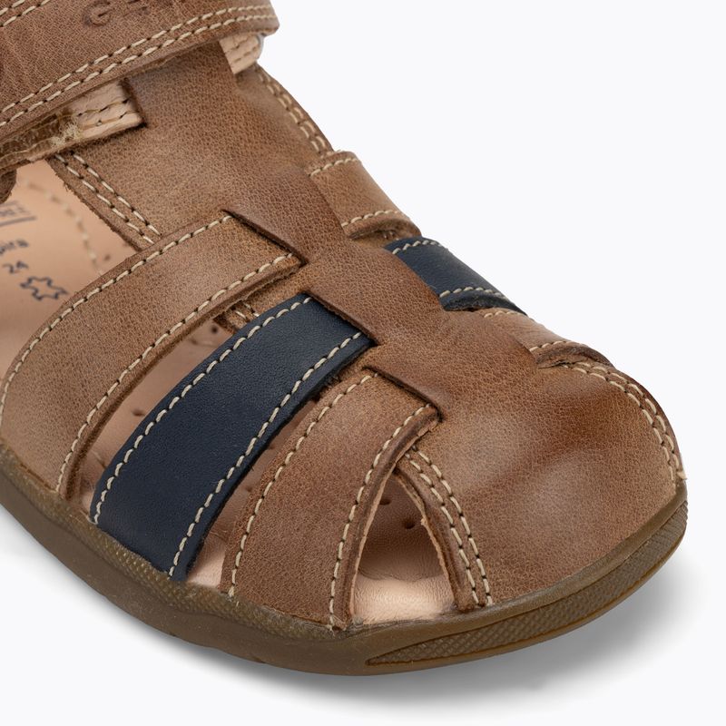 Detské sandále Geox Macchia caramel 7